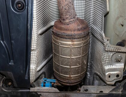 A clean diesel particulate filter showing improved airflow and reduced soot buildup.