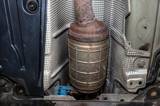 A clean diesel particulate filter showing improved airflow and reduced soot buildup.