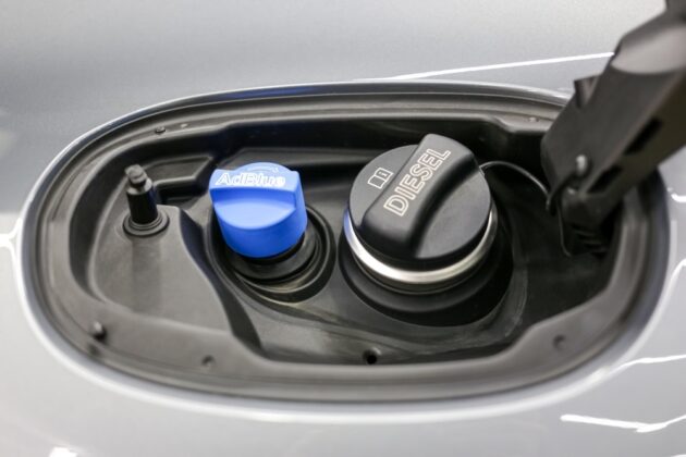 Diesel engine using AdBlue for emission reduction in SCR vehicles