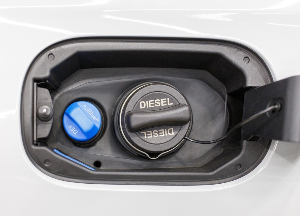 Diesel engine using AdBlue for emission reduction in SCR vehicles