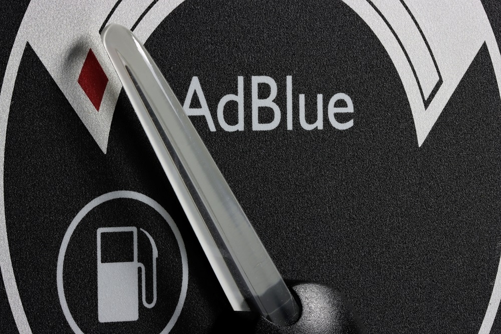 Topping up AdBlue in a diesel car for cleaner emissions