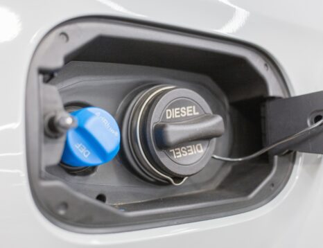 Diesel truck exhaust emitting clean emissions thanks to AdBlue from Azure Chemical