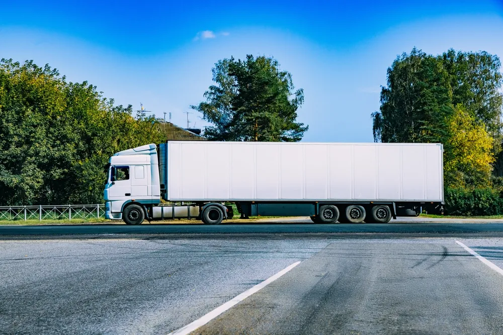 Diesel truck idling with DEF system indicator lights on dashboard